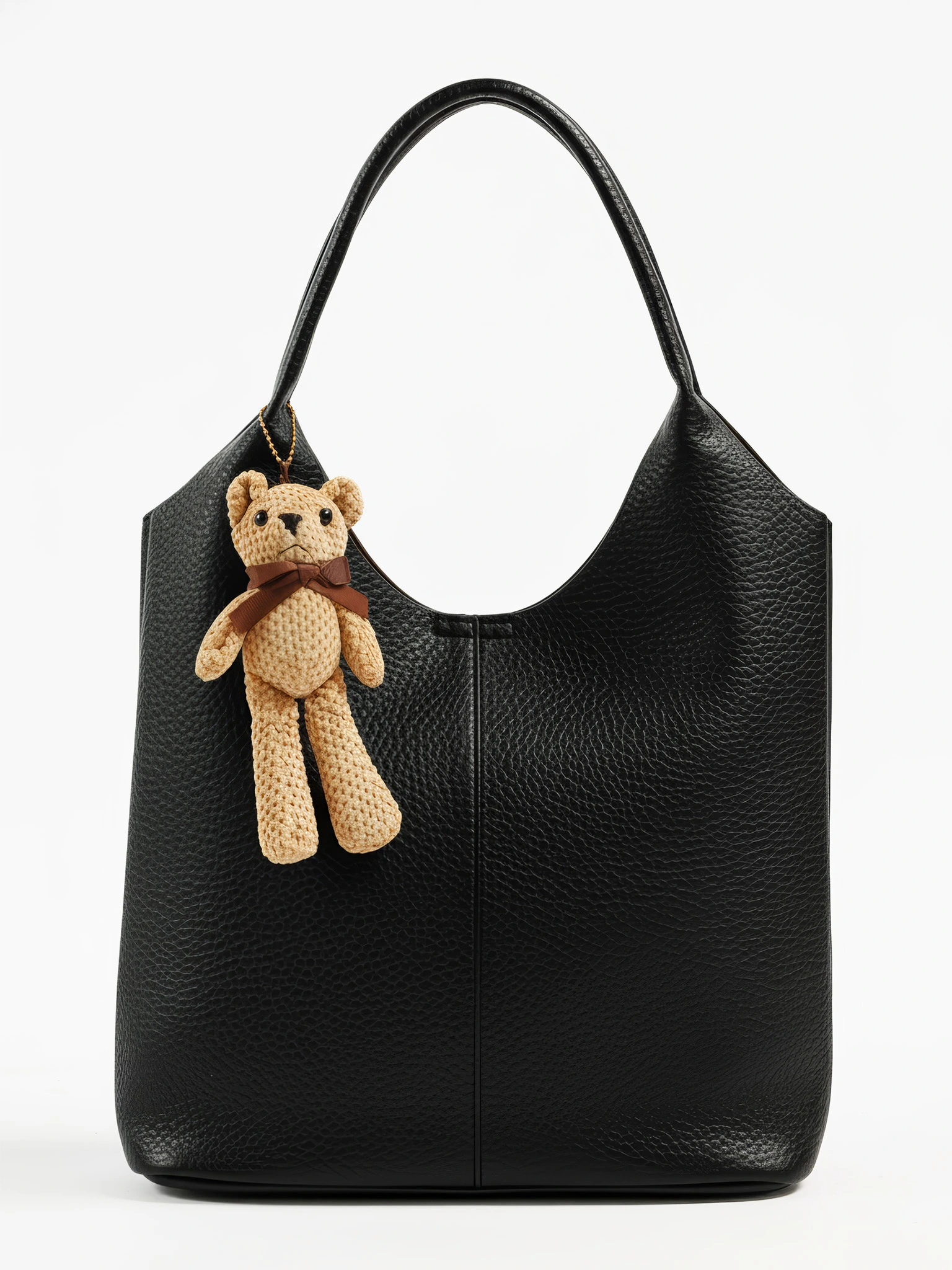 Сумка-шоппер с косметичкой и брелком в ассортименте